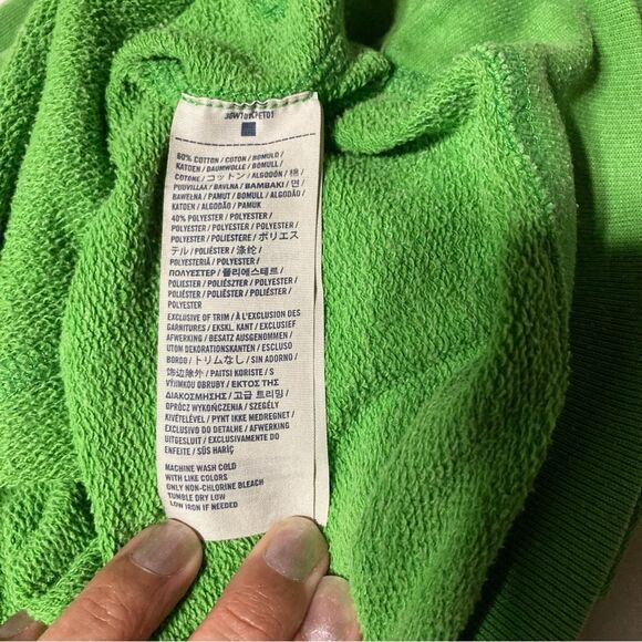 ABERCROMBIE and FITCH Green Pullover Sweatshirt Hoodie Kids Youth UNISEX XL - Picture 11 of 13
